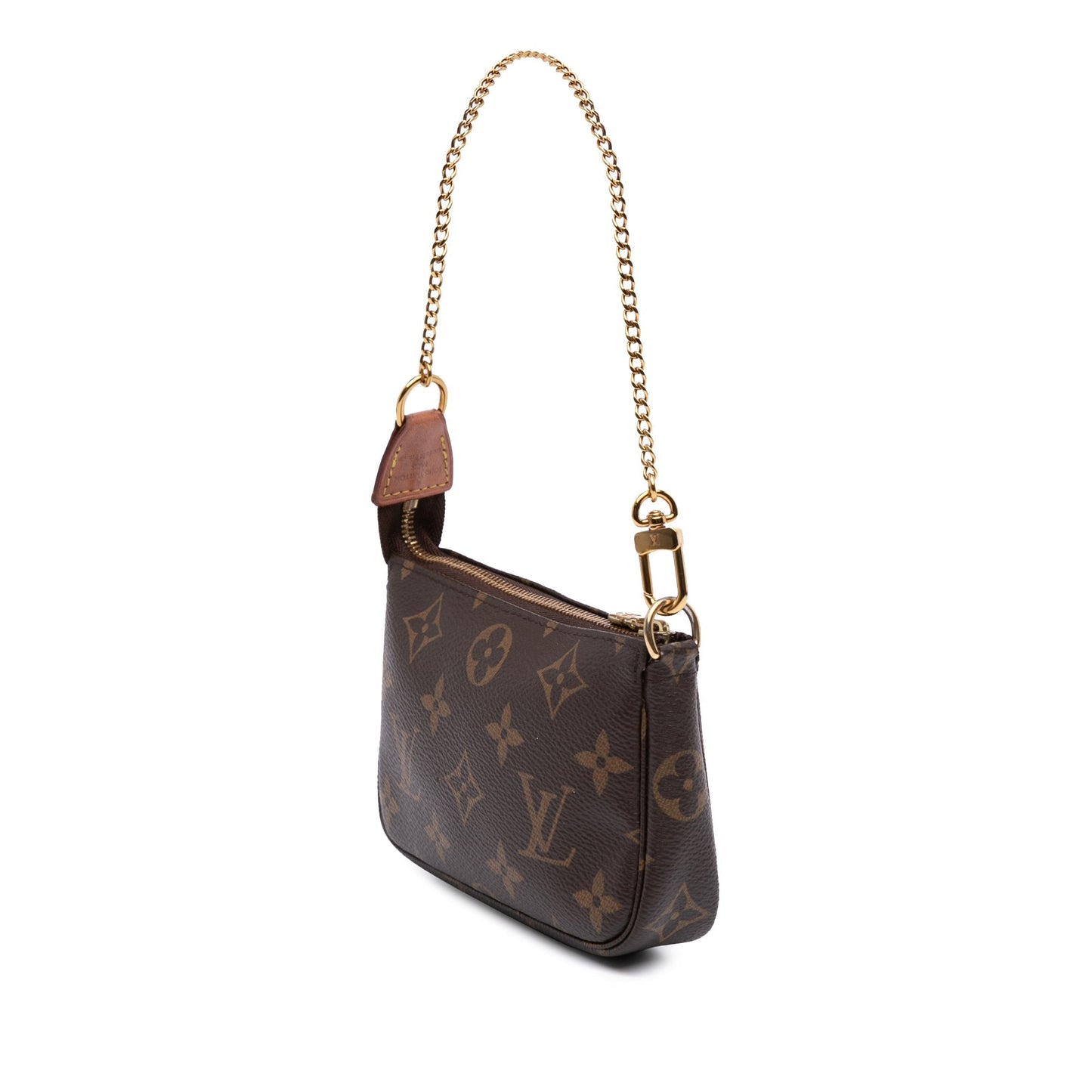 Brown Louis Vuitton Monogram Mini Pochette Accessoires Handbag