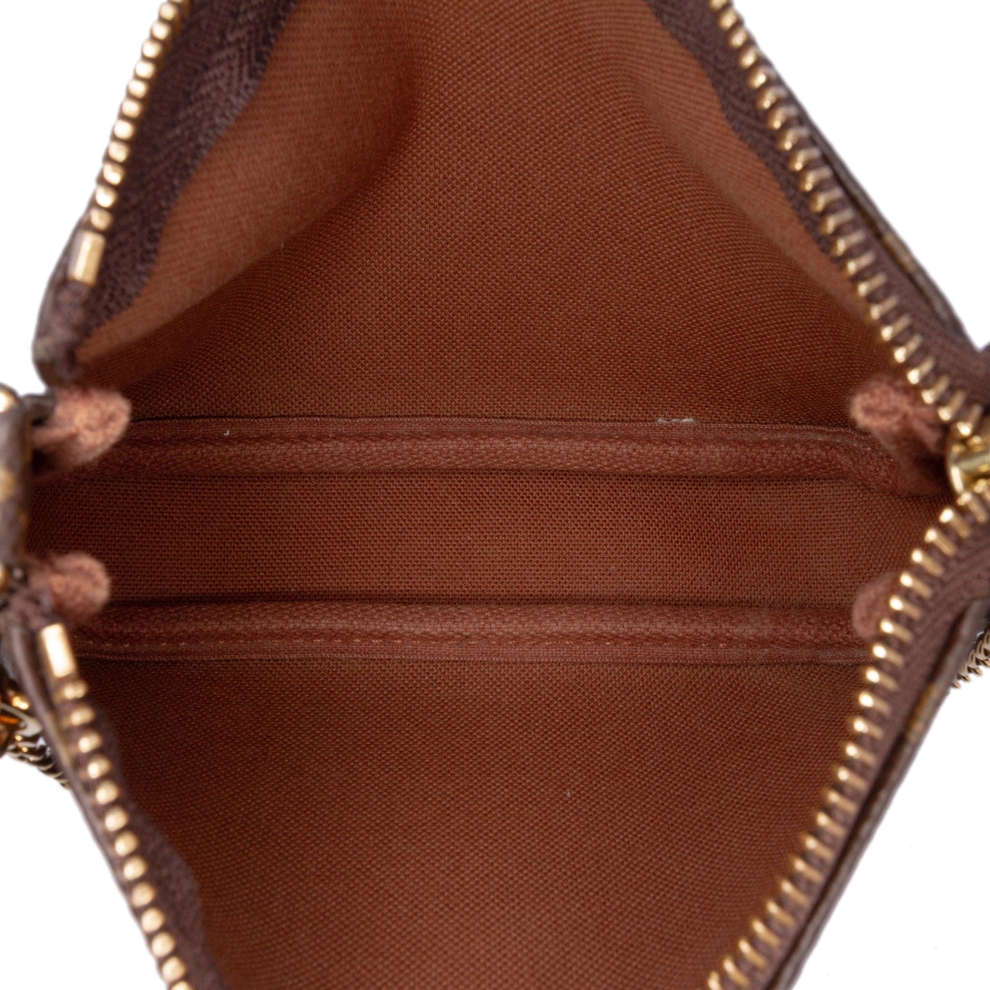 Brown Louis Vuitton Monogram Mini Pochette Accessoires Handbag