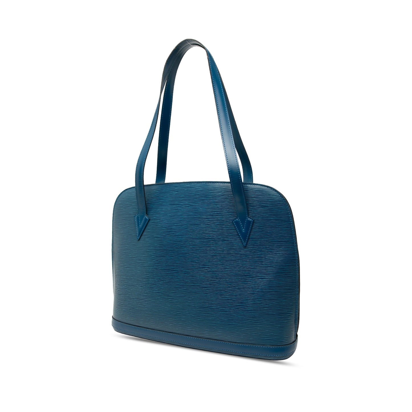 Blue Louis Vuitton Epi Lussac Shoulder Bag