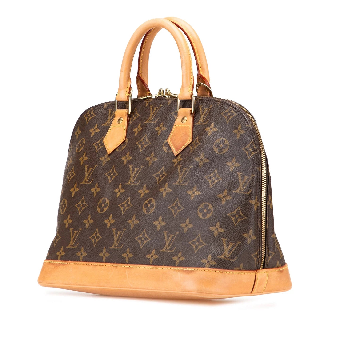 Brown Louis Vuitton Monogram Alma PM Handbag