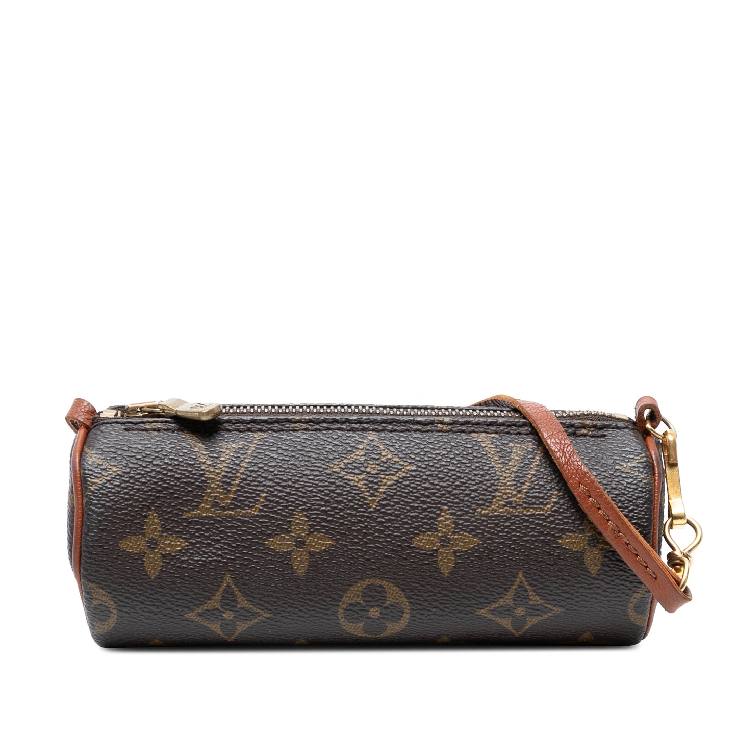 Brown Louis Vuitton Monogram Papillon Pochette Handbag
