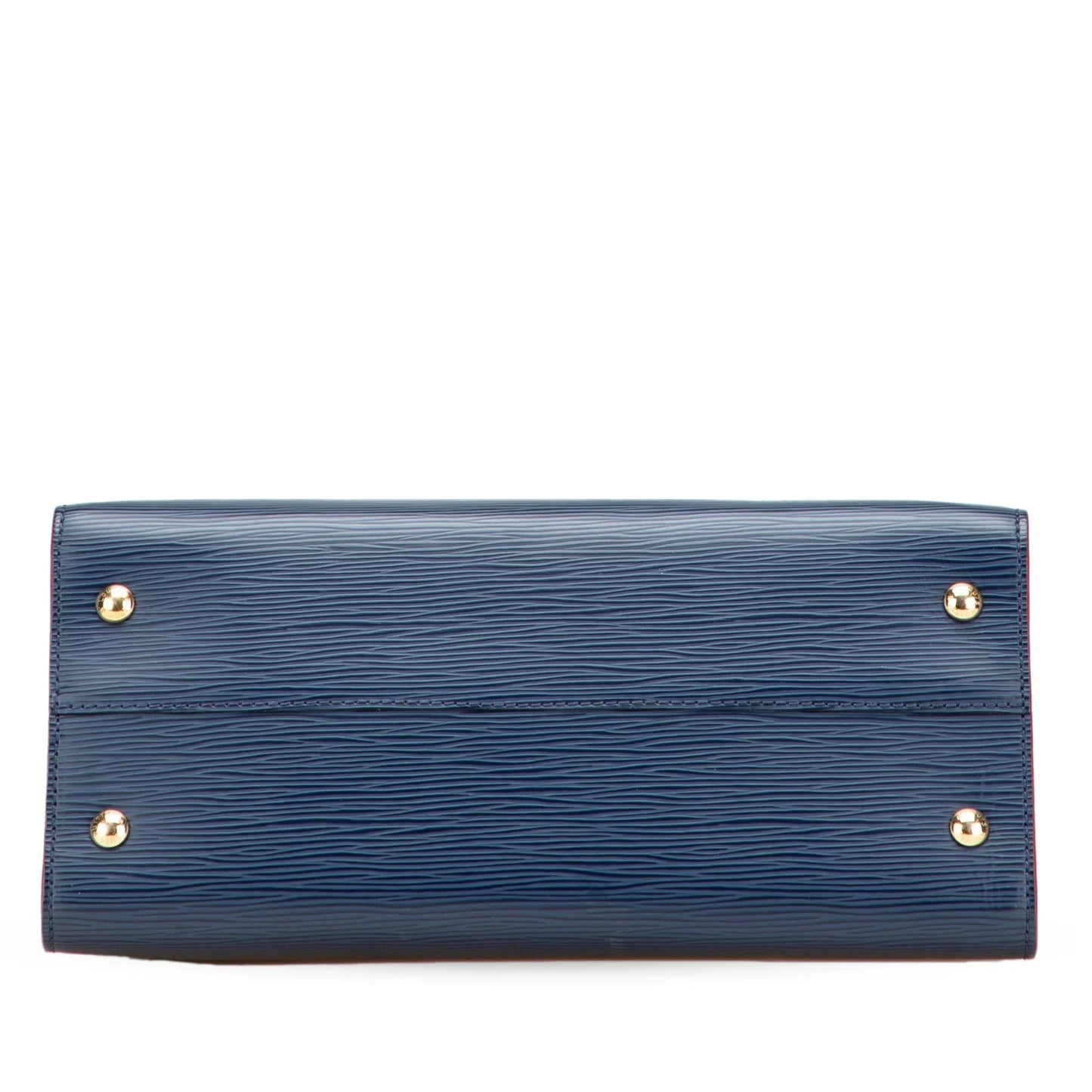 Blue Louis Vuitton Epi Vaneau MM Satchel