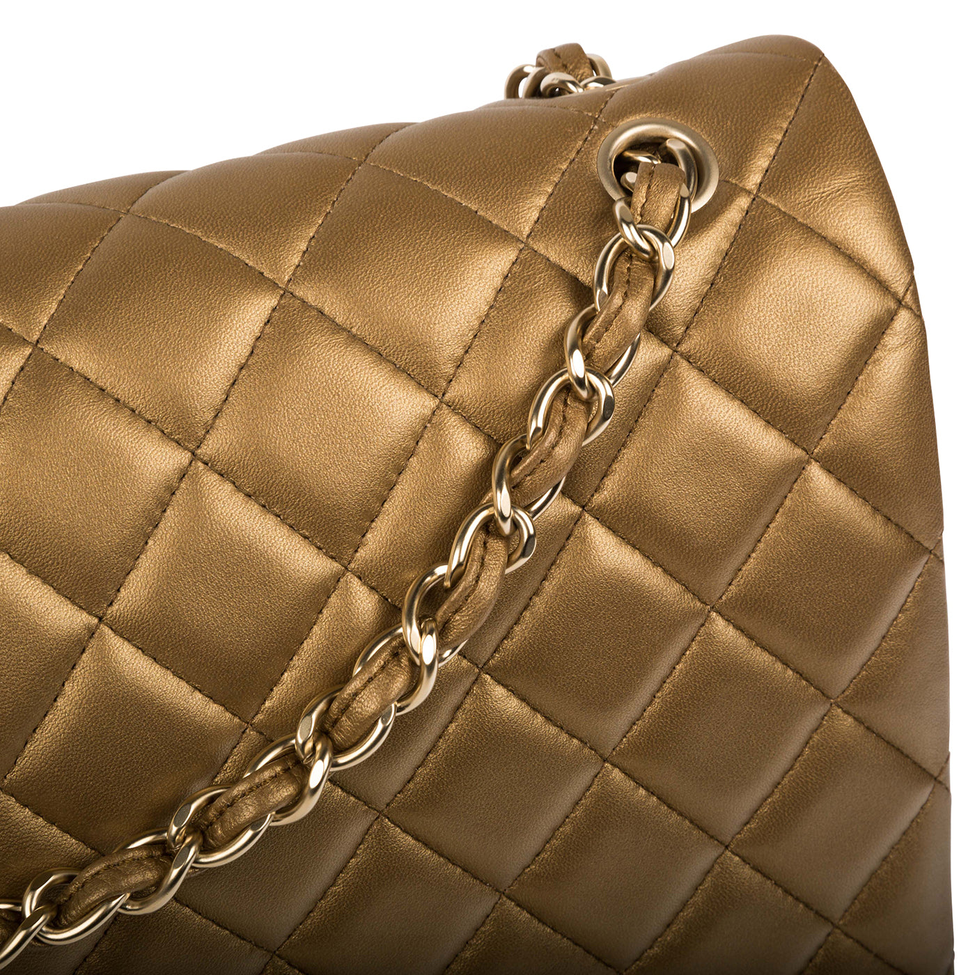 Chanel Classic Flap Bag Maxi - Gold