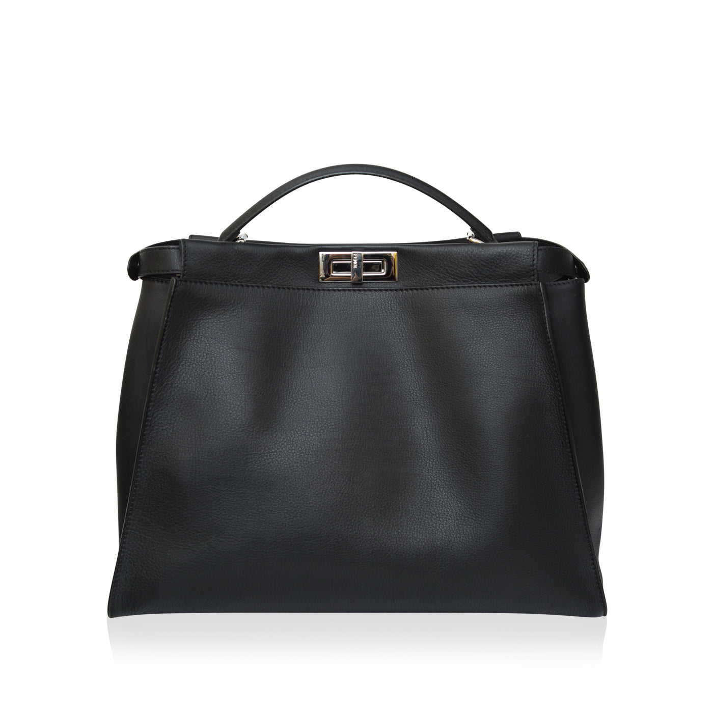 Fendi Peekaboo Leather Red Handbag Style 60
