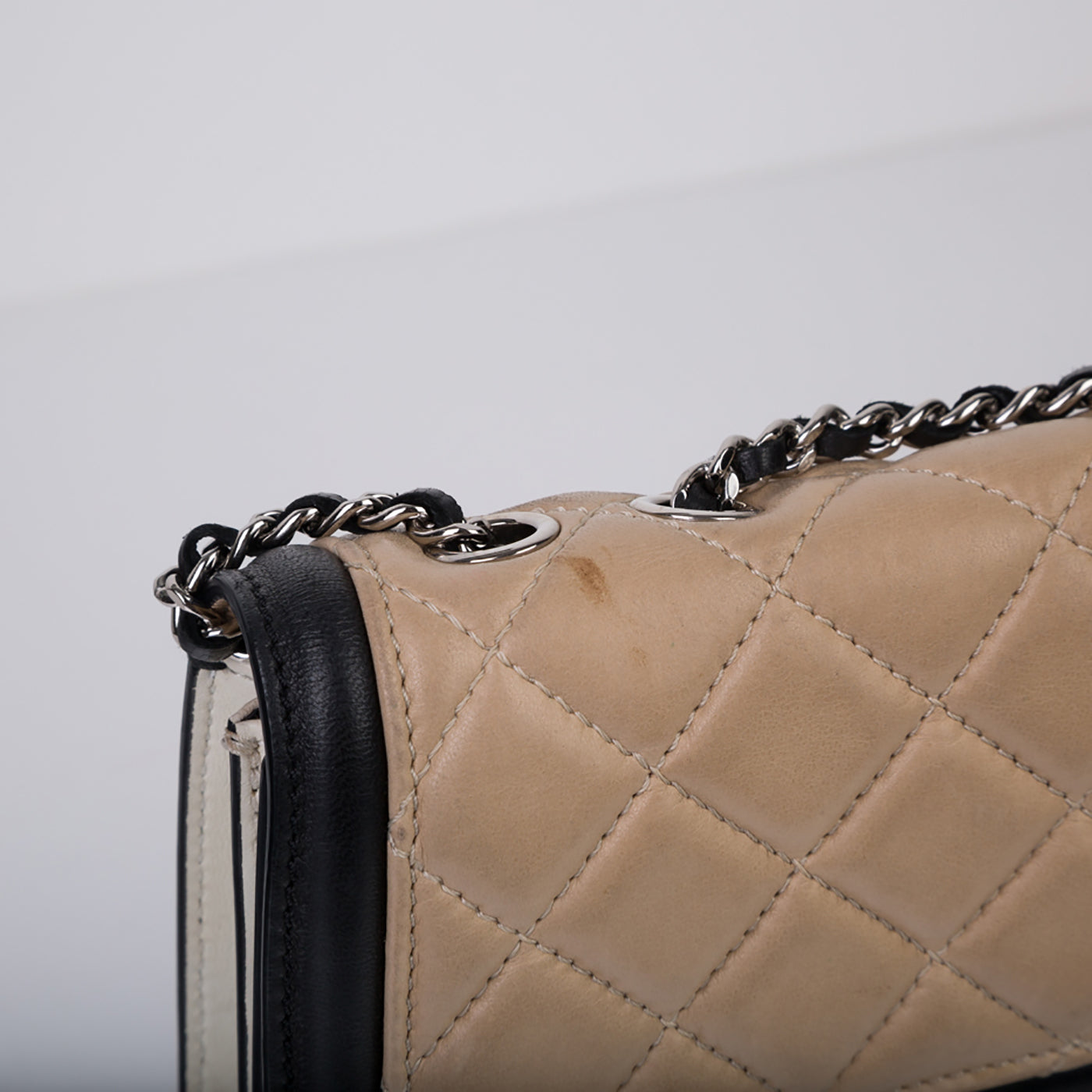 Chanel SS14 Black Trim Bag