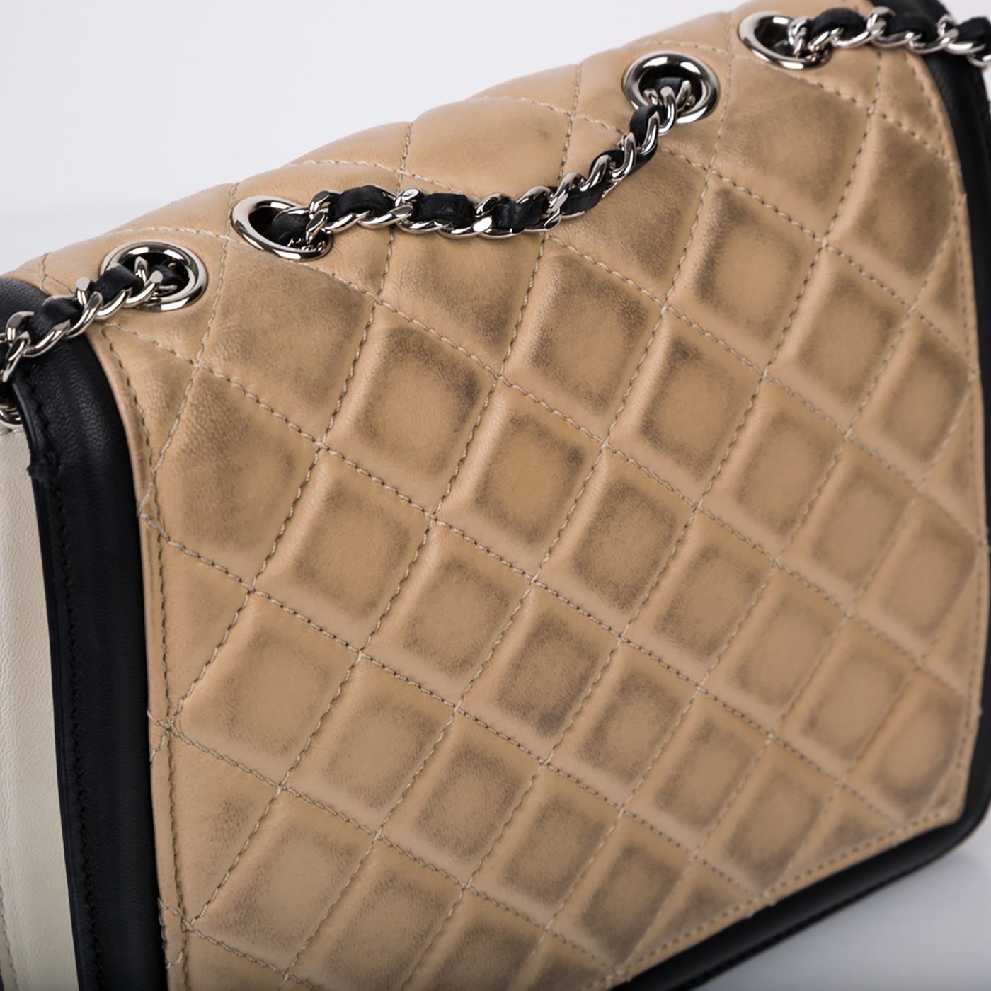 Chanel SS14 Black Trim Bag