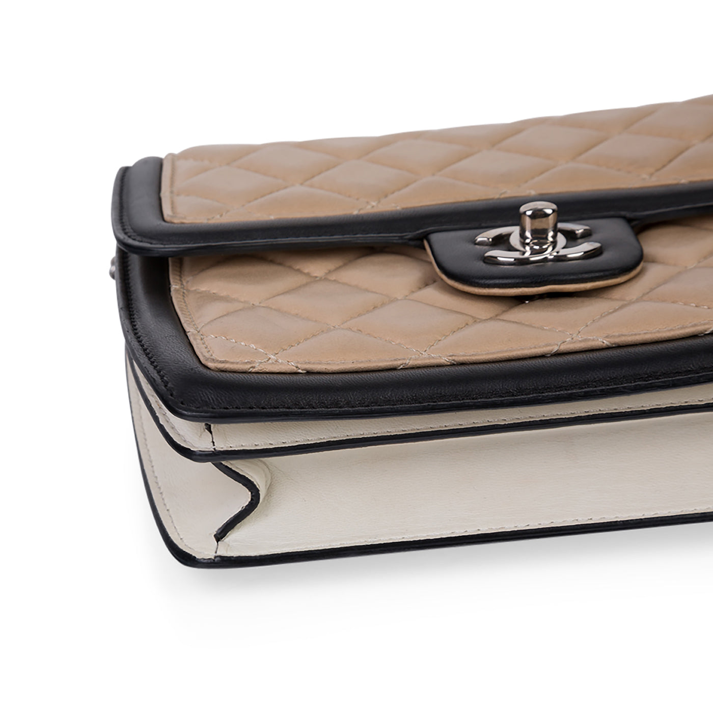 Chanel SS14 Black Trim Bag