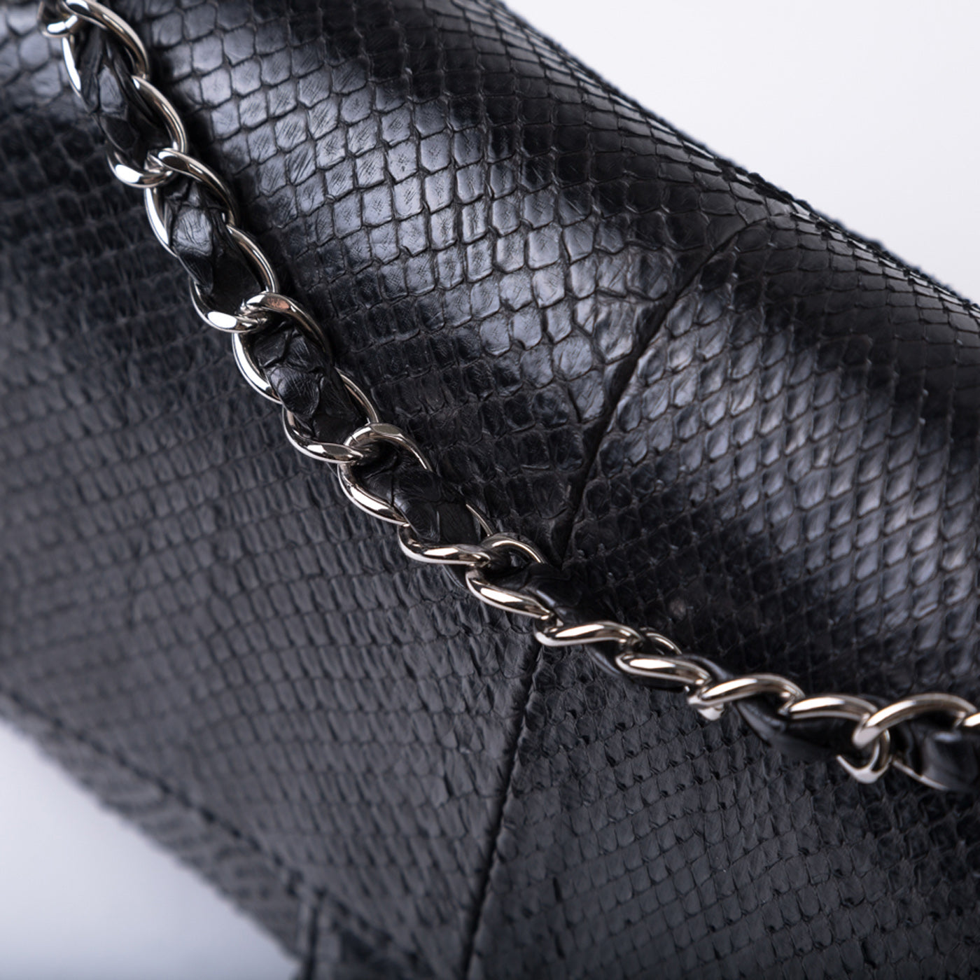 Chanel Timeless Python Shoulder Bag