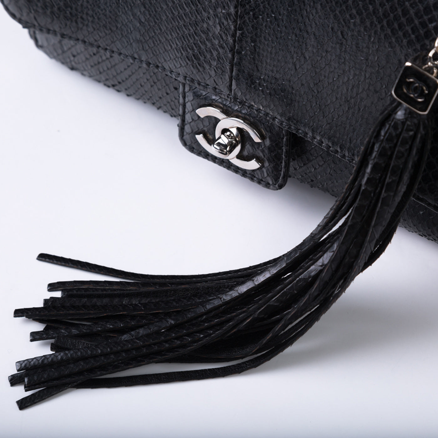 Chanel Timeless Python Shoulder Bag