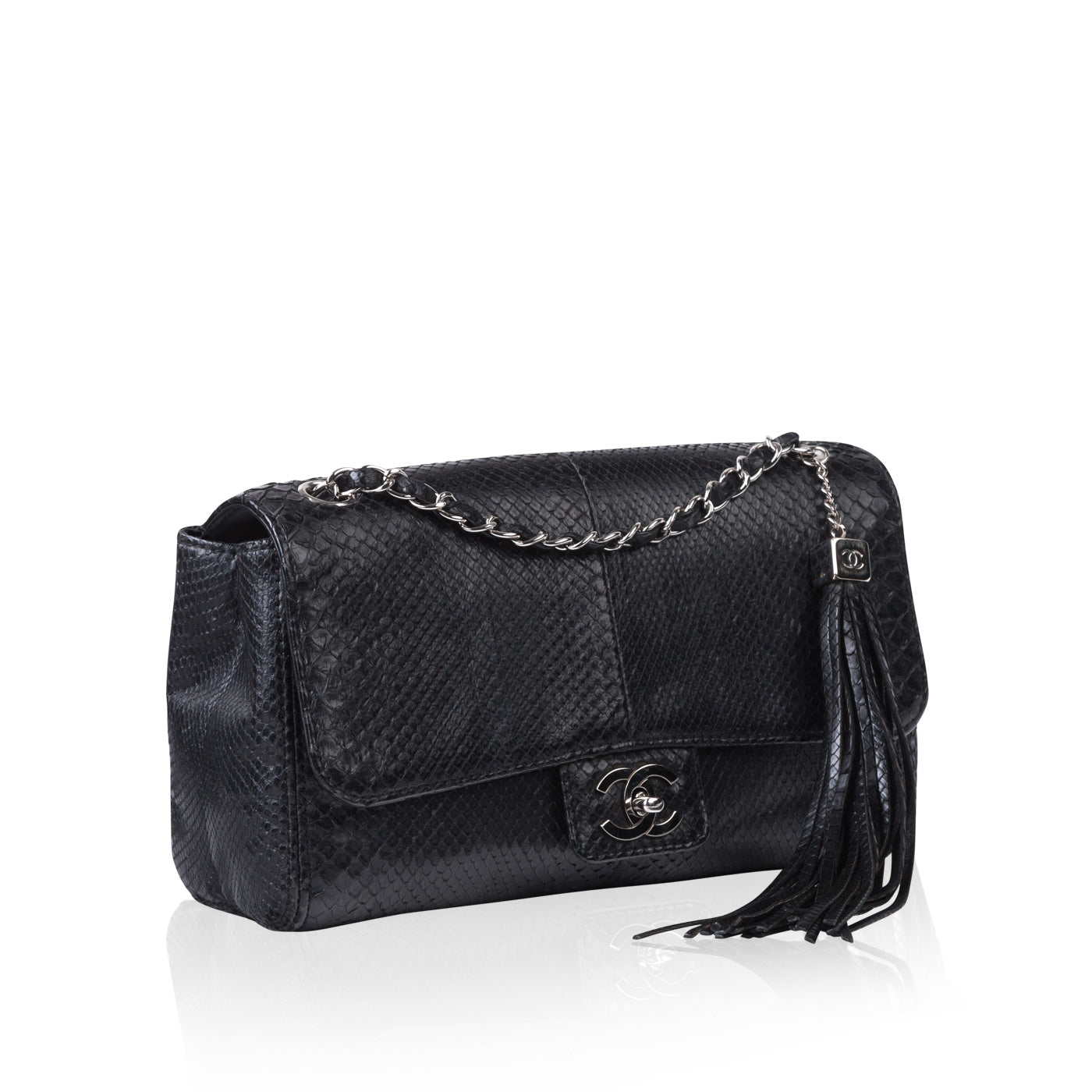 Chanel Timeless Python Shoulder Bag
