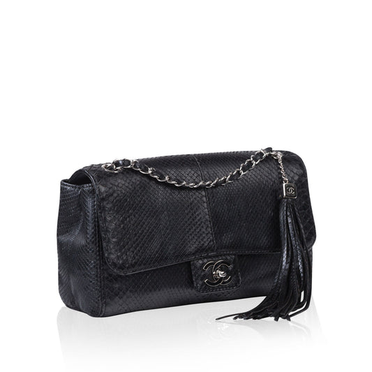 Chanel Timeless Python Shoulder Bag