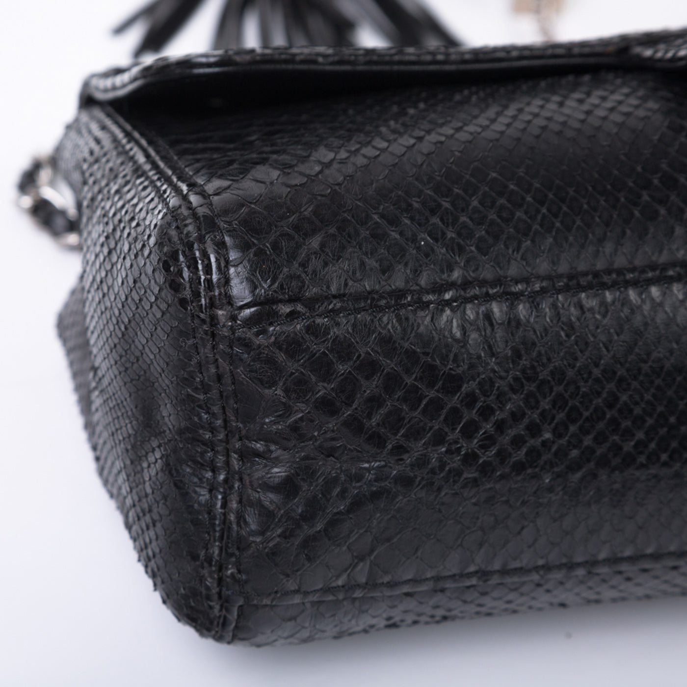 Chanel Timeless Python Shoulder Bag