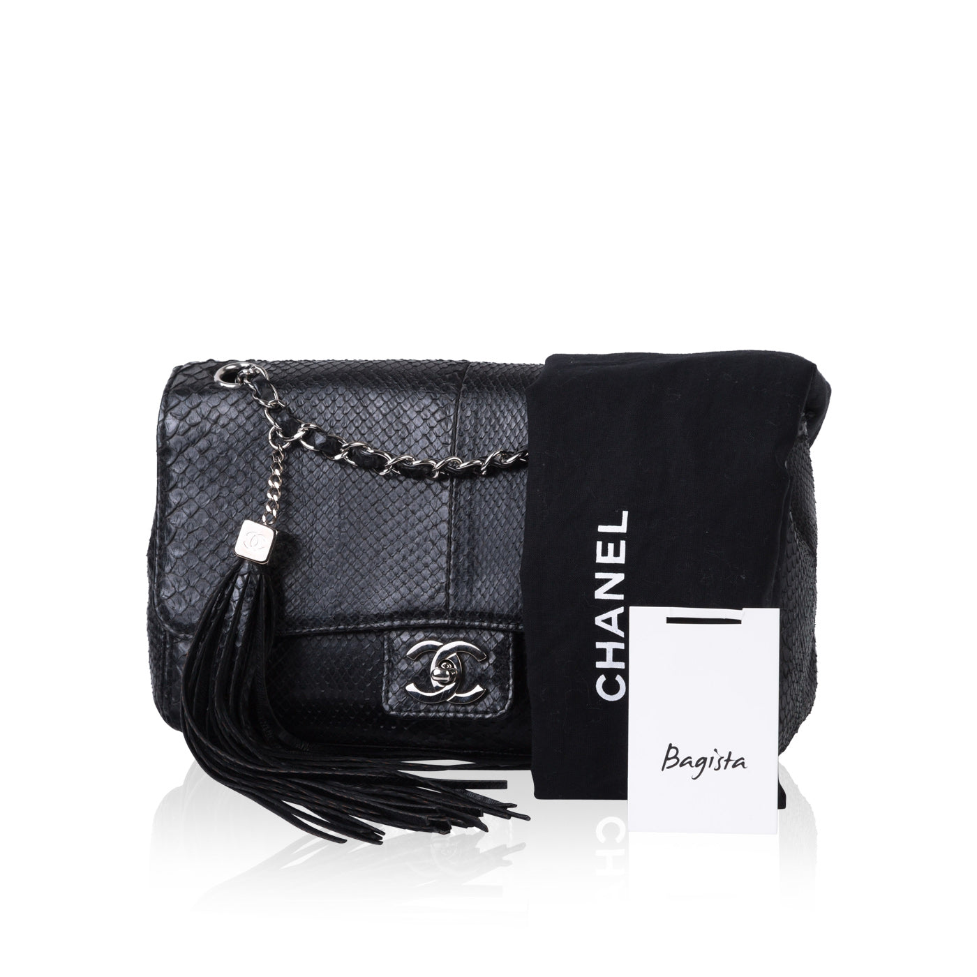 Chanel Timeless Python Shoulder Bag
