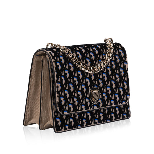 Dior Monogram Nylon Chain Canvas Tote