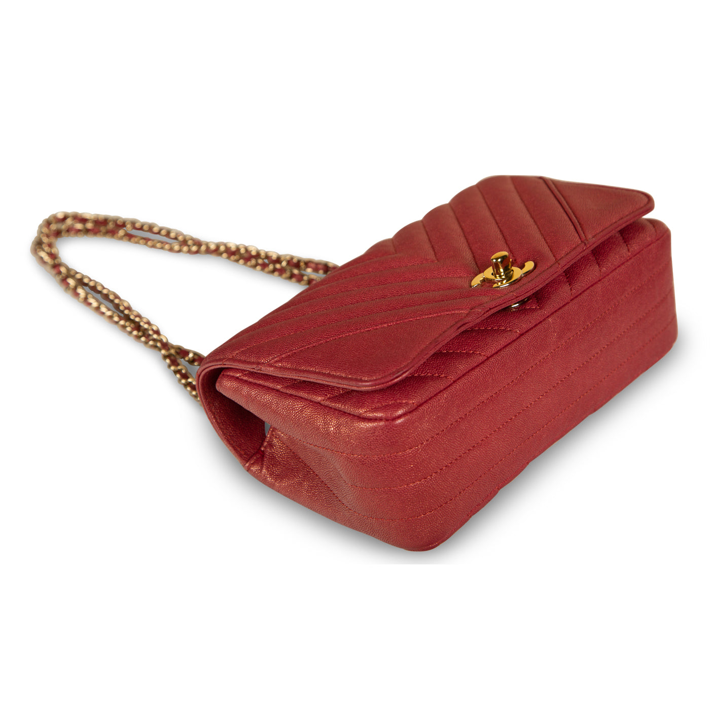 Chanel Chevron Statement Flap Bag