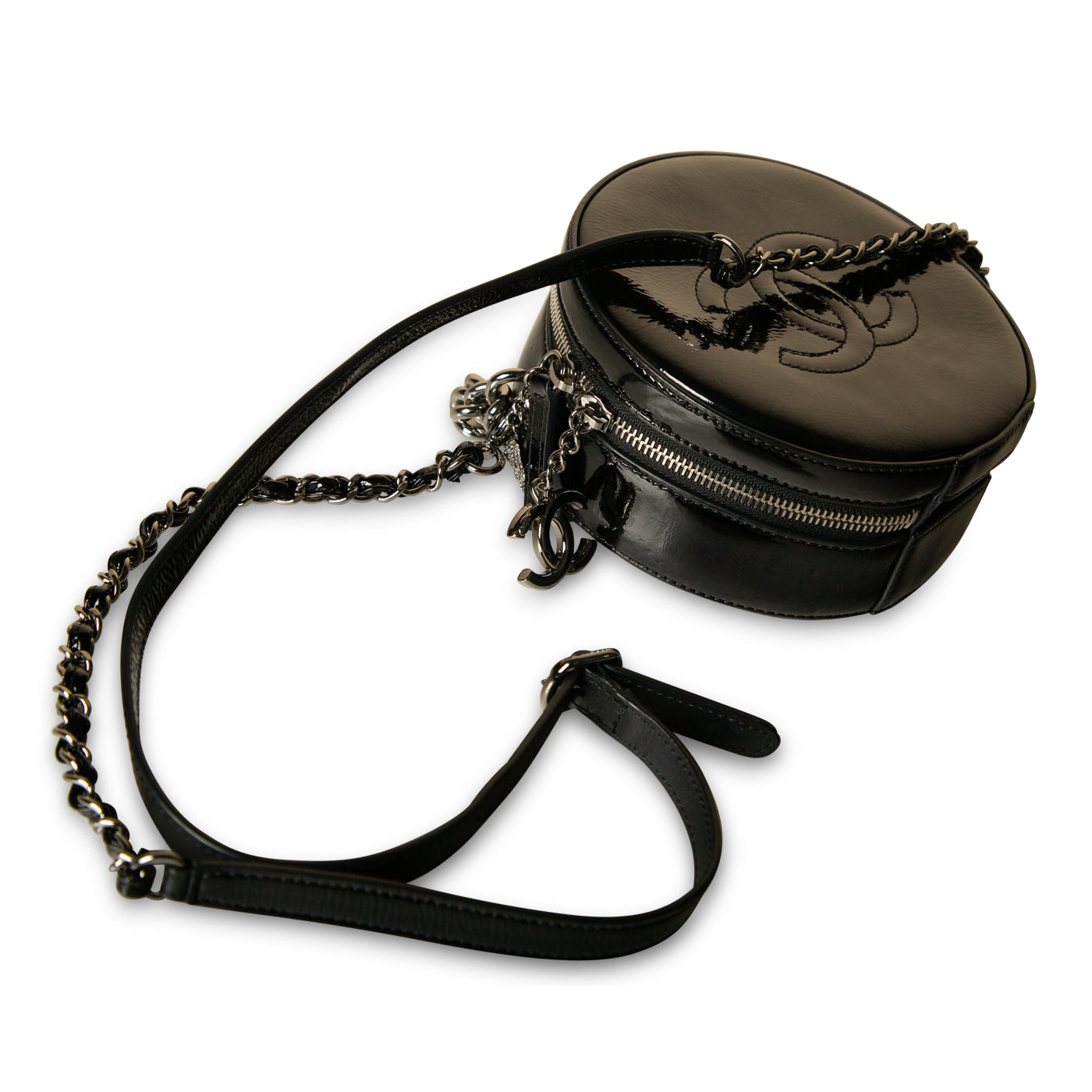Chanel Round As Earth Bag - Patent