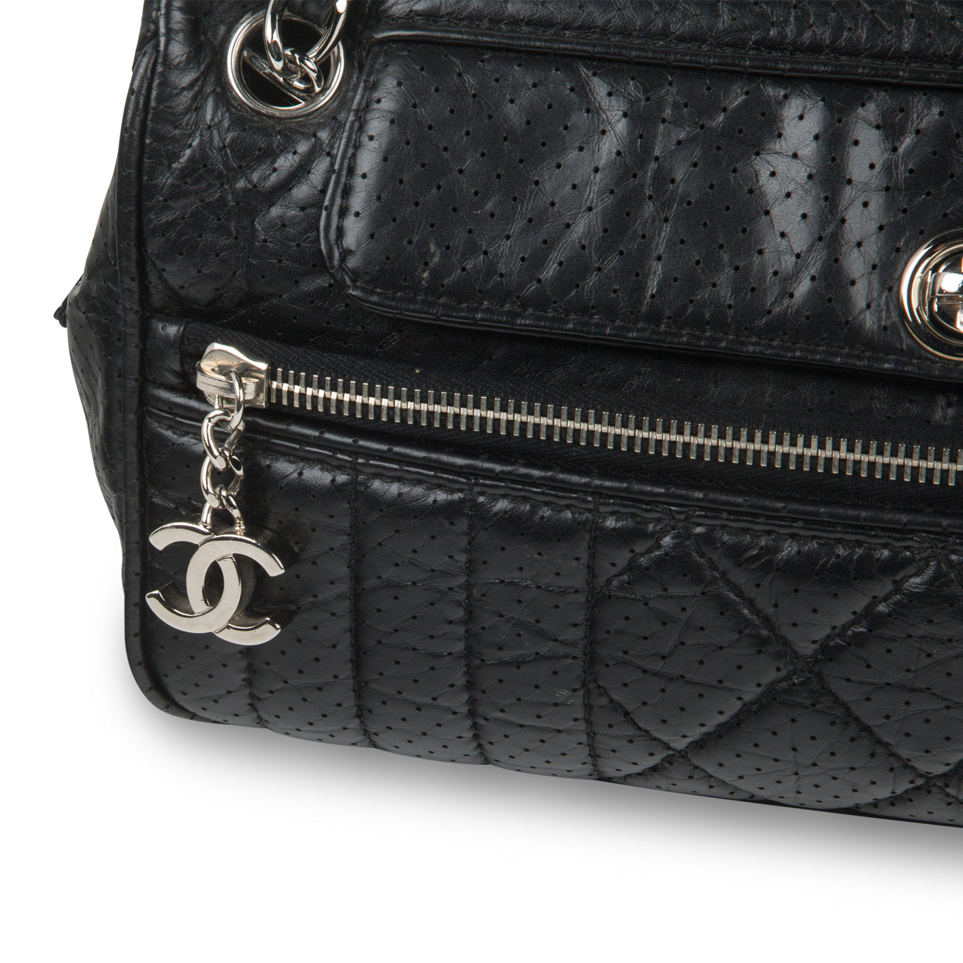 Chanel  Perforated Shoulder Bag