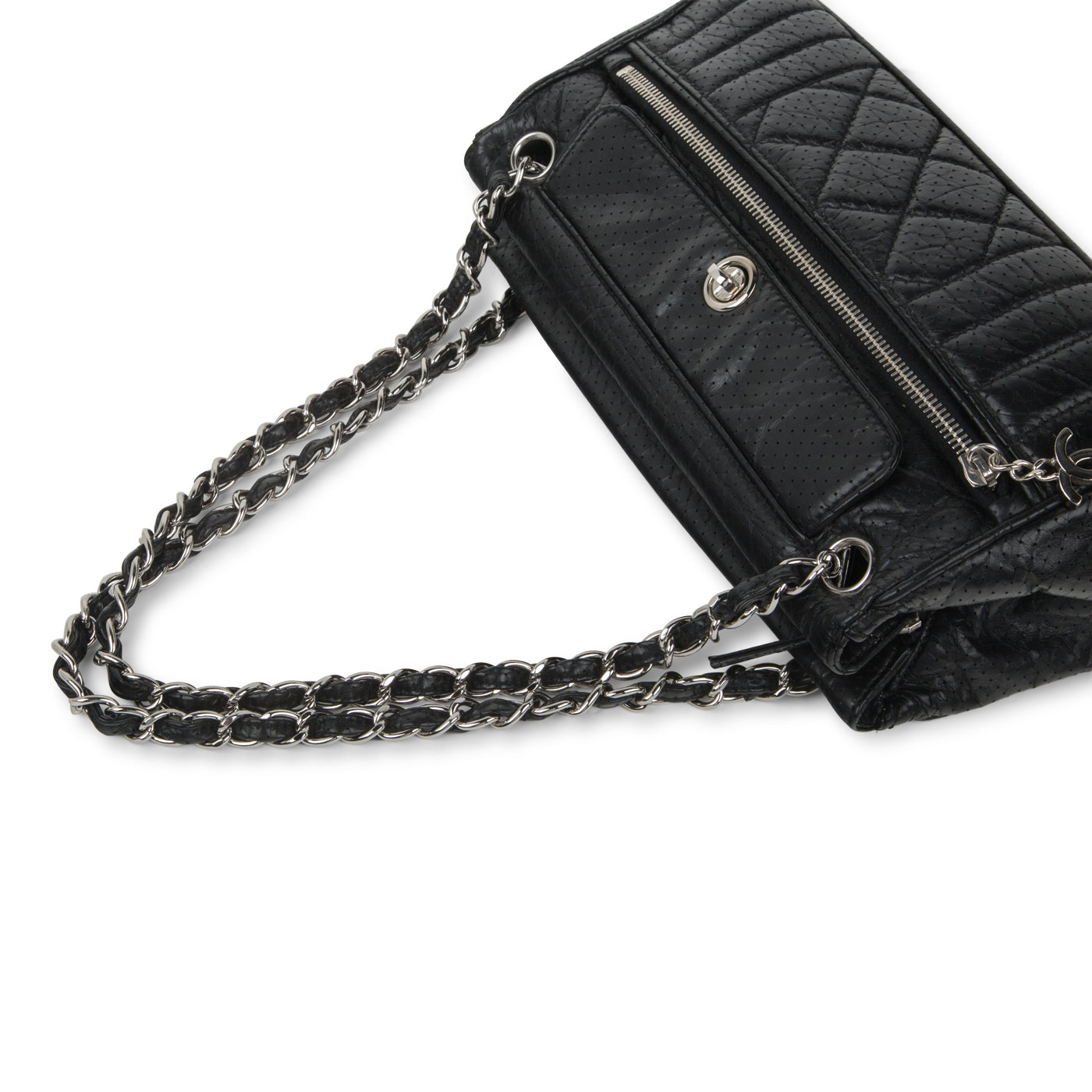 Chanel  Perforated Shoulder Bag