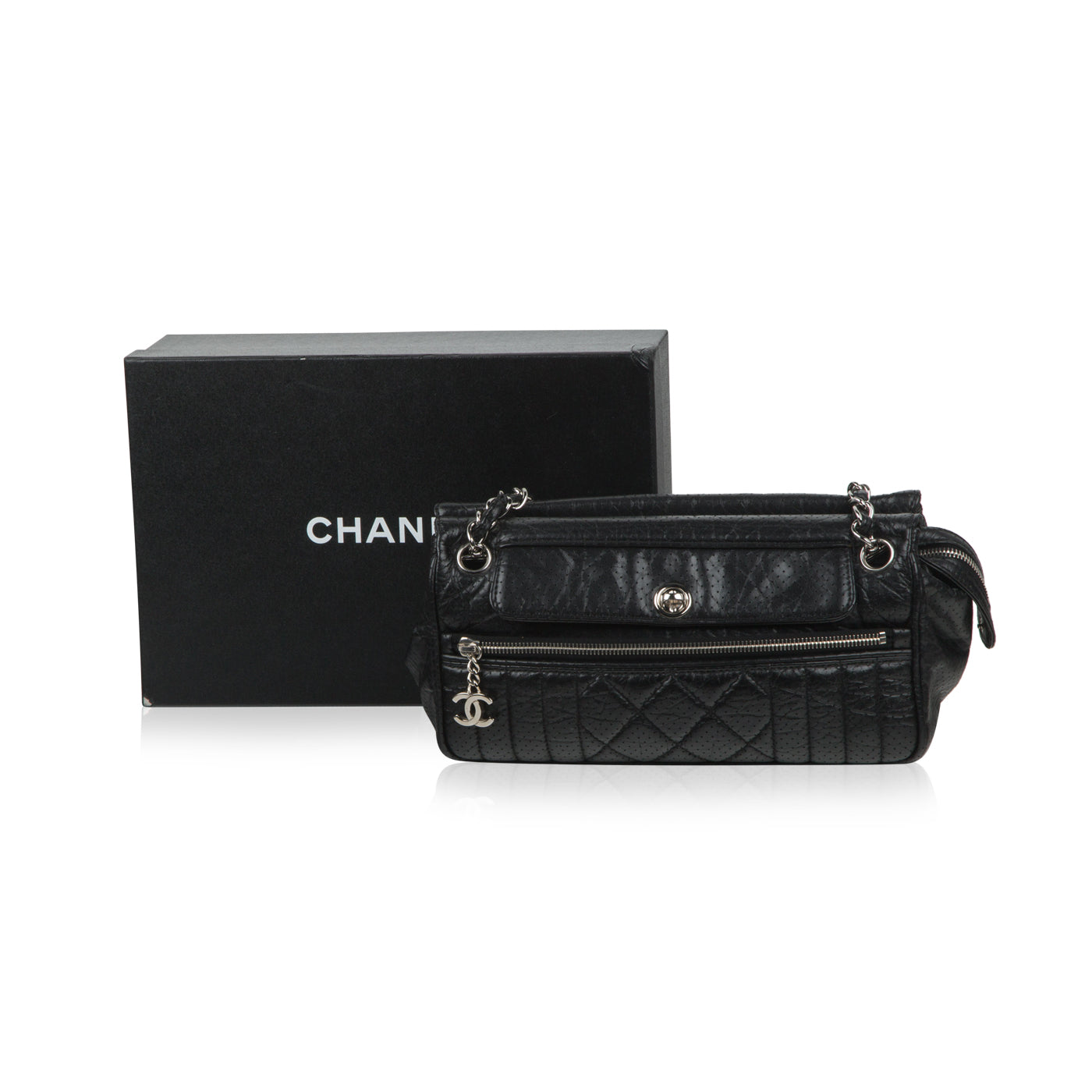 Chanel  Perforated Shoulder Bag