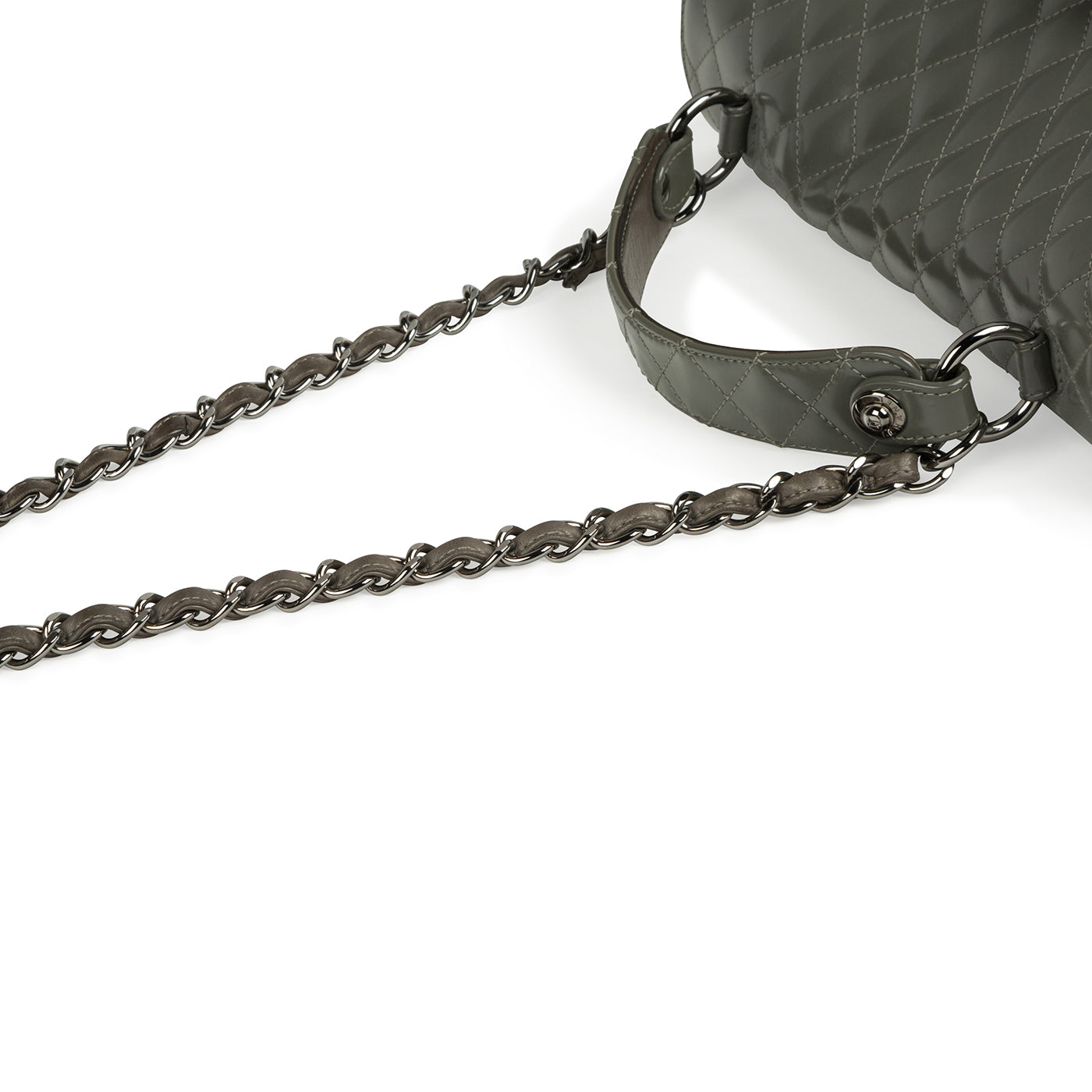Chanel Mademoiselle Patent Kelly Bag