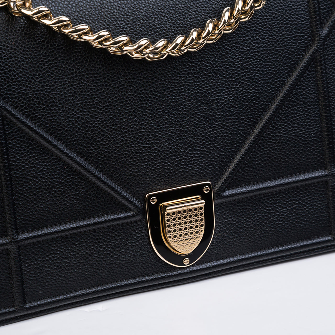 Dior Chain Leather Tote