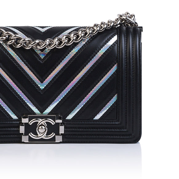 Chanel PVC Iridescent Boy Bag Medium