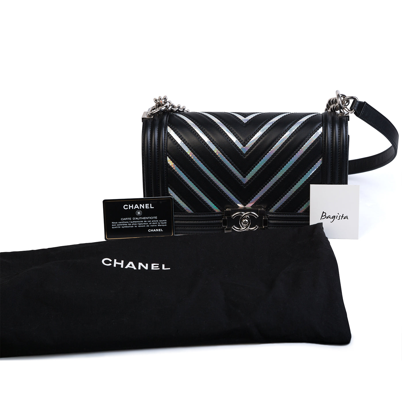 Chanel PVC Iridescent Boy Bag Medium