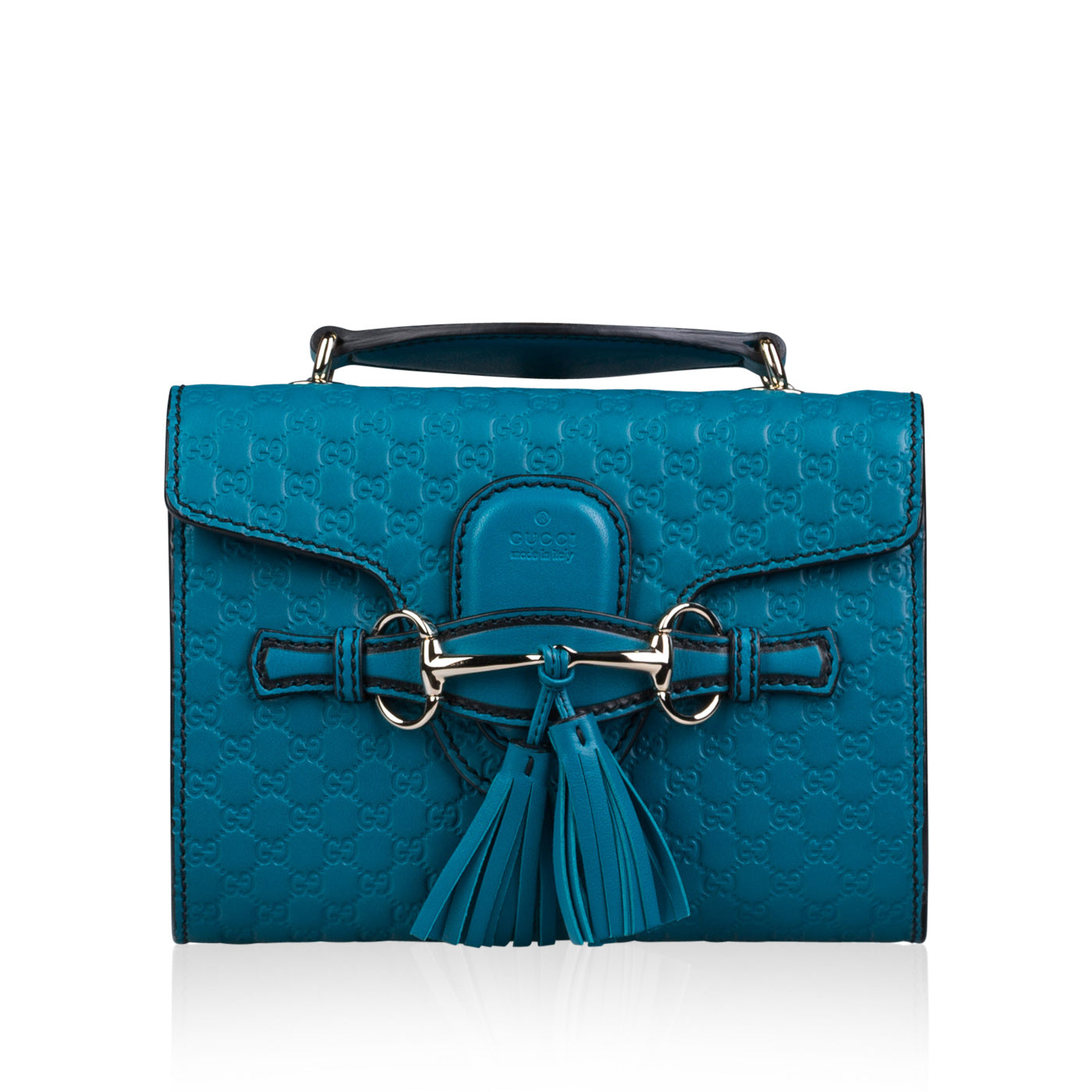 Gucci Monogram Chain Leather Shoulder Bag