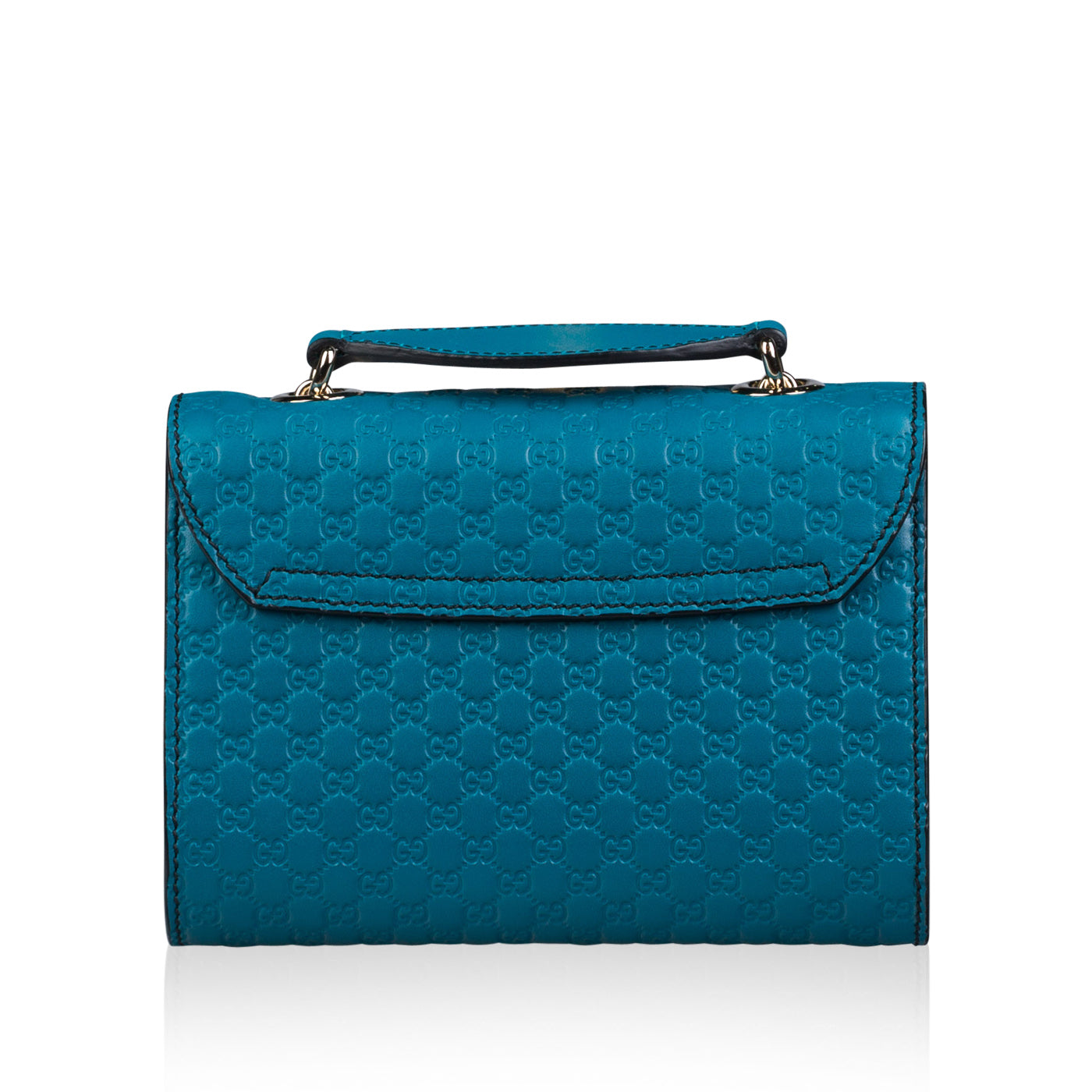 Gucci Monogram Chain Leather Shoulder Bag