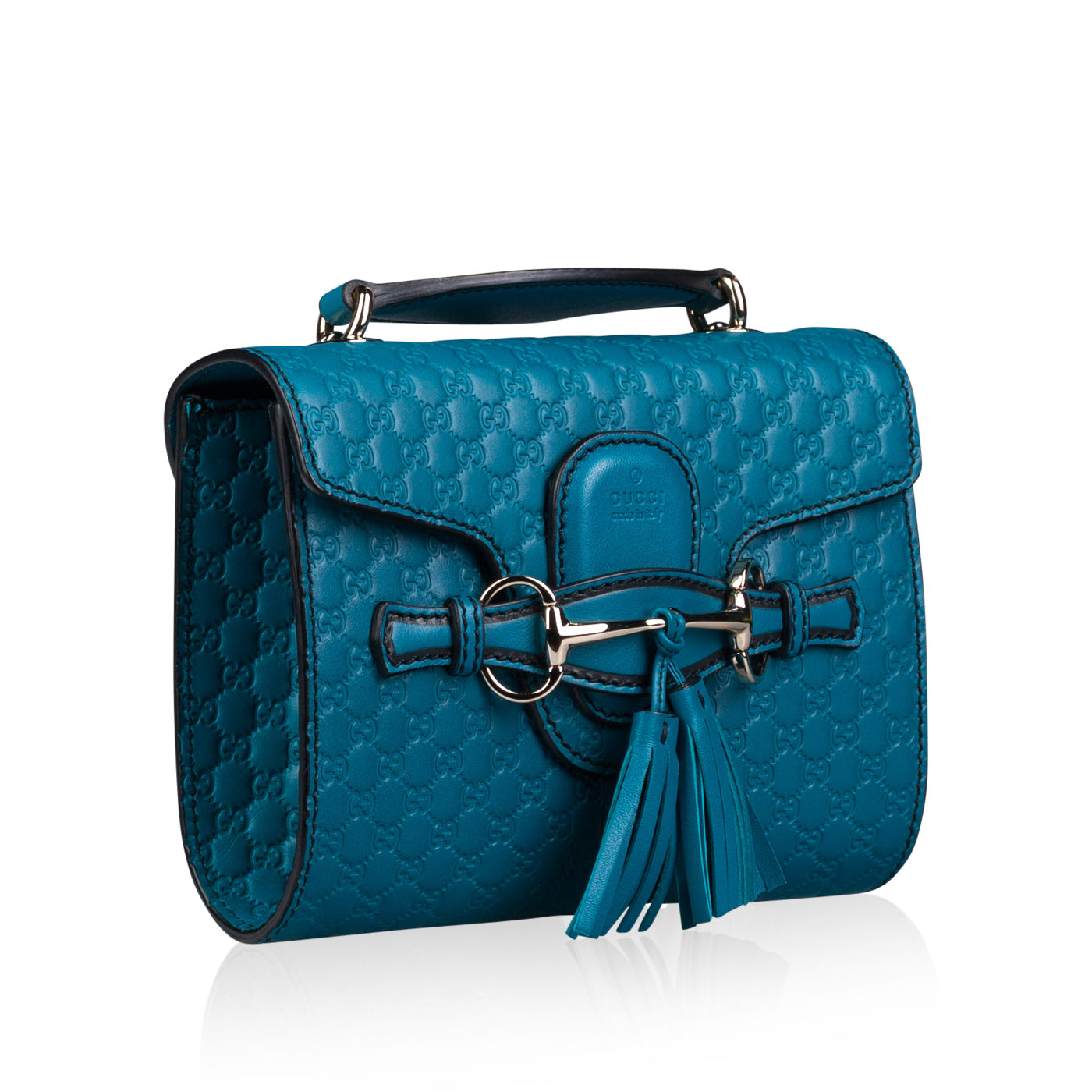 Gucci Monogram Chain Leather Shoulder Bag