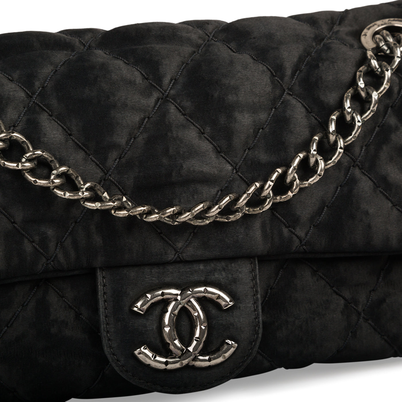 Chanel Satin Single Flap Bag