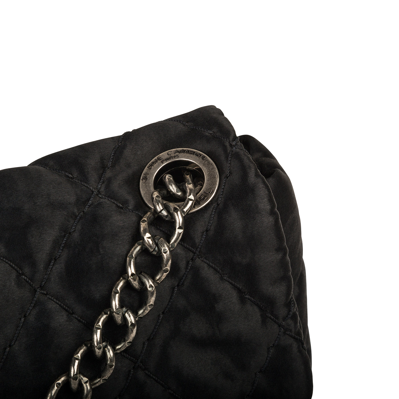 Chanel Satin Single Flap Bag