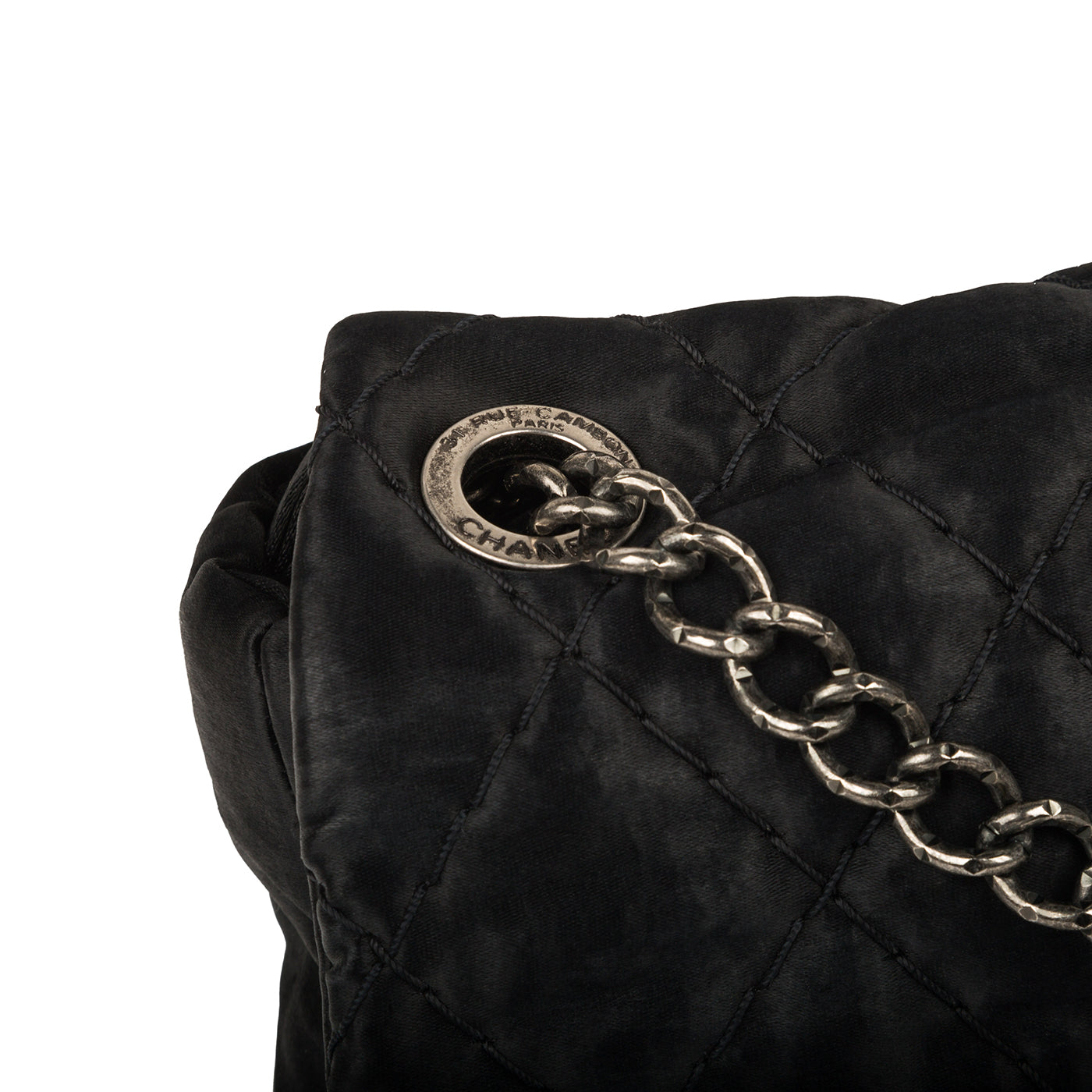 Chanel Satin Single Flap Bag