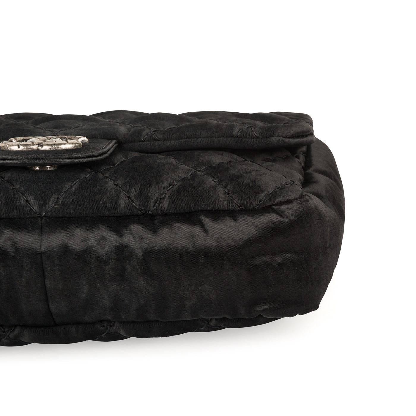 Chanel Satin Single Flap Bag