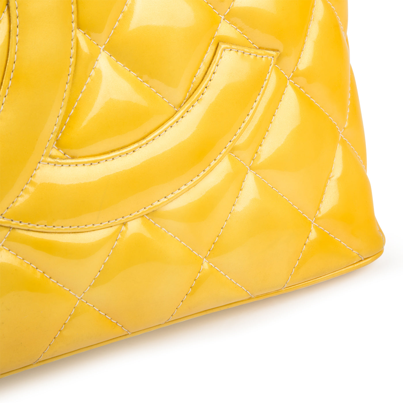 Chanel CC Medallion Tote Yellow