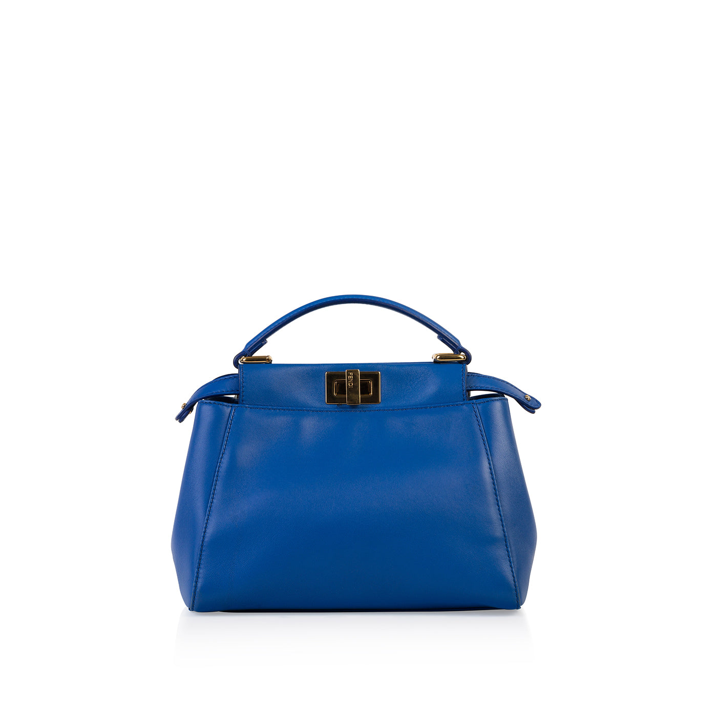 Fendi Peekaboo Leather Red Handbag Style 59
