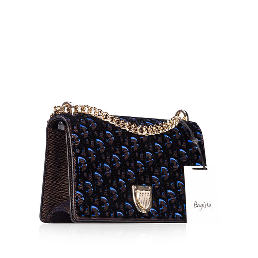 Dior Monogram Chain Canvas Tote