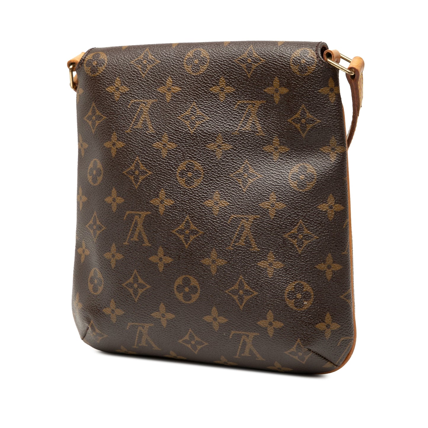 Brown Louis Vuitton Monogram Mtte Salsa PM Long Strap Crossbody Bag