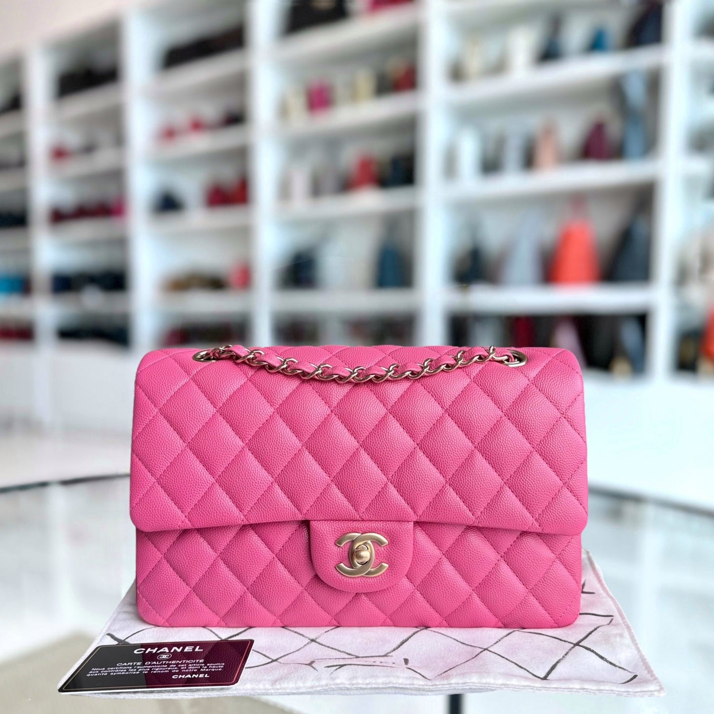 Chanel Classic Flap Medium Shoulder Bag - EworeBags