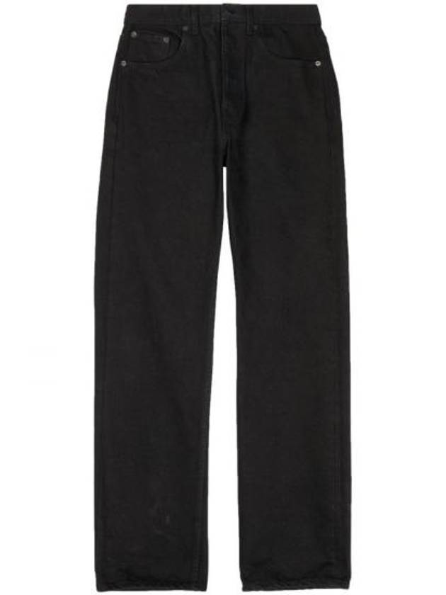 Luxury Balenciaga Trending 2026 Relaxed Jeans Black