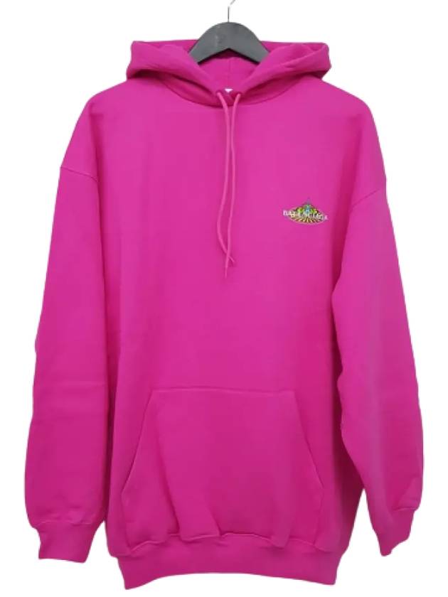 Luxury Balenciaga Trending 2026 Bonjour Oversized Hoodie Pink