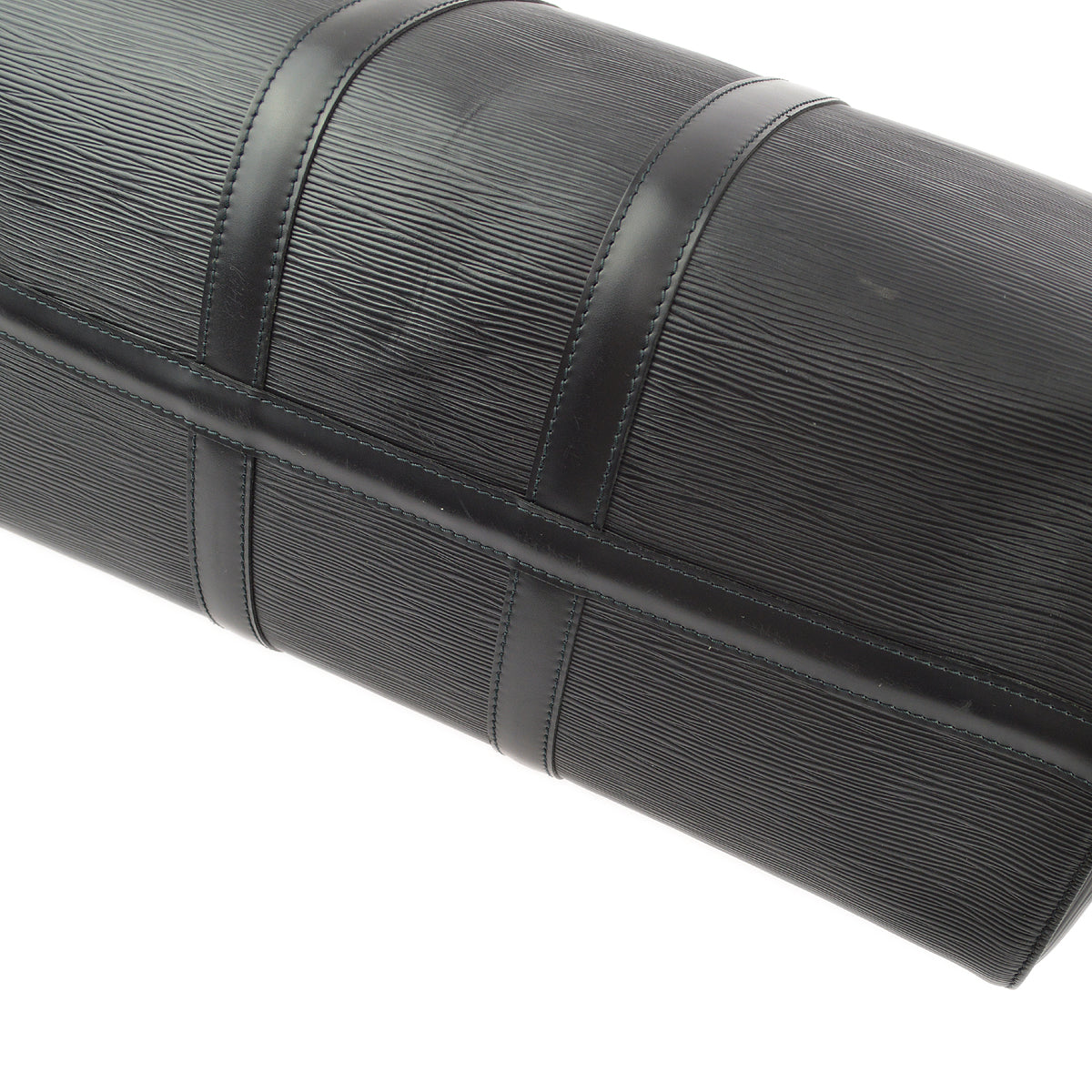 Louis Vuitton Black Epi Keepall 45 Travel Duffle Handbag M42972