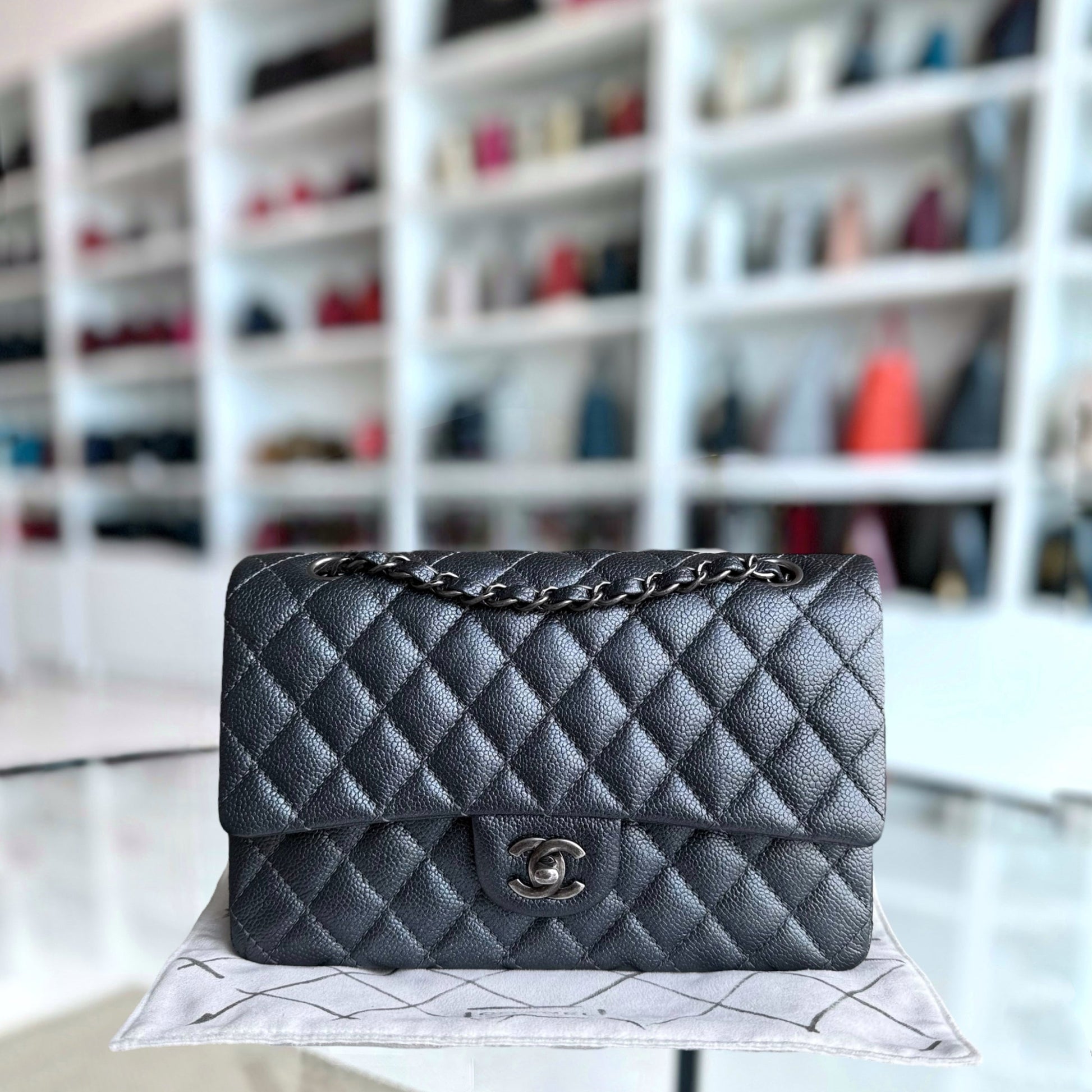 Chanel Classic Flap Medium Shoulder Bag - EworeBags
