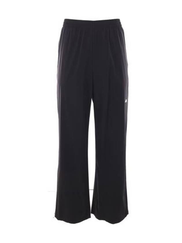 Luxury Balenciaga Trending 2026 Logo Print Track Pants Black