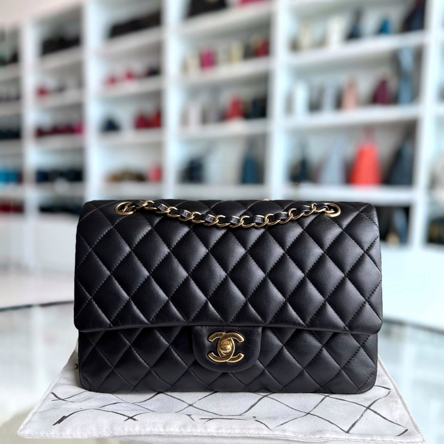 Chanel Classic Flap Medium Shoulder Bag - EworeBags