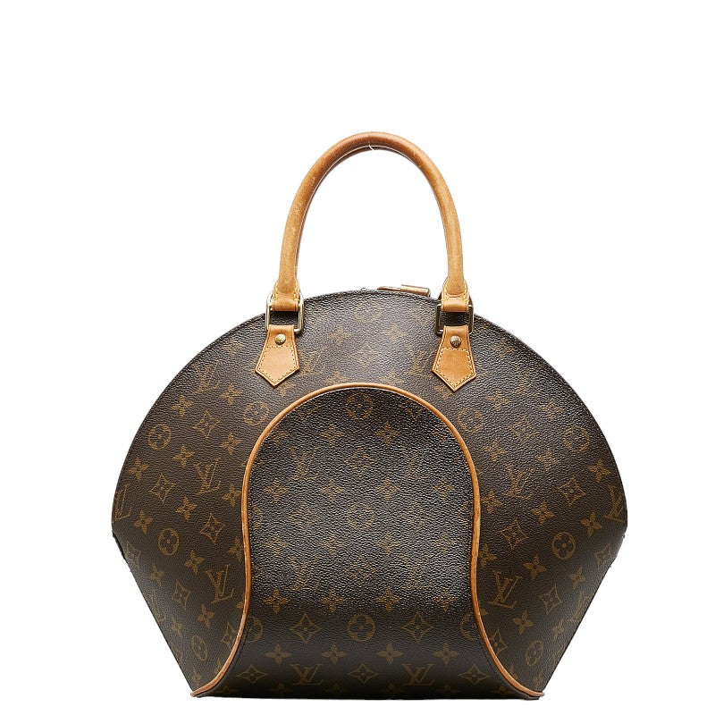 Louis Vuitton Monogram Ellipse MM Handbag M51126 Brown PVC Leather Louis Vuitton
