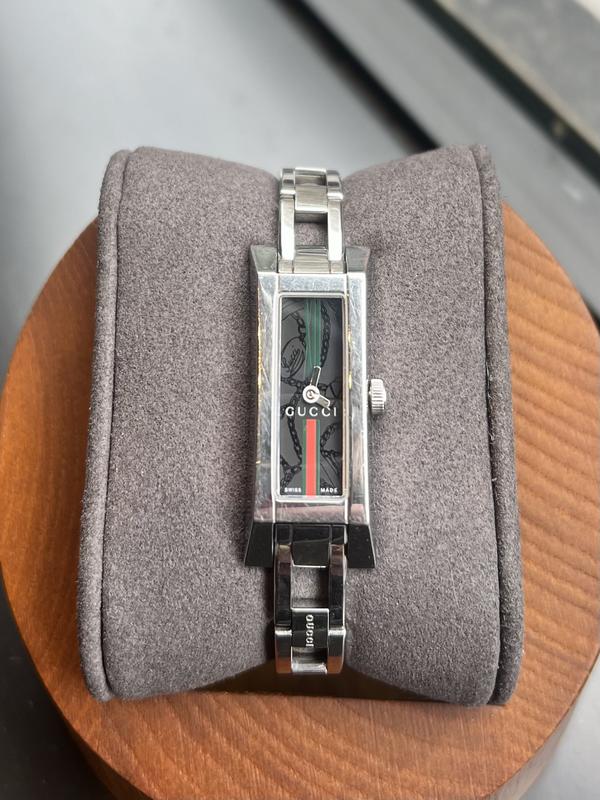 Gucci YA110 Stainless Steel Chain Link Sherry Line Watch