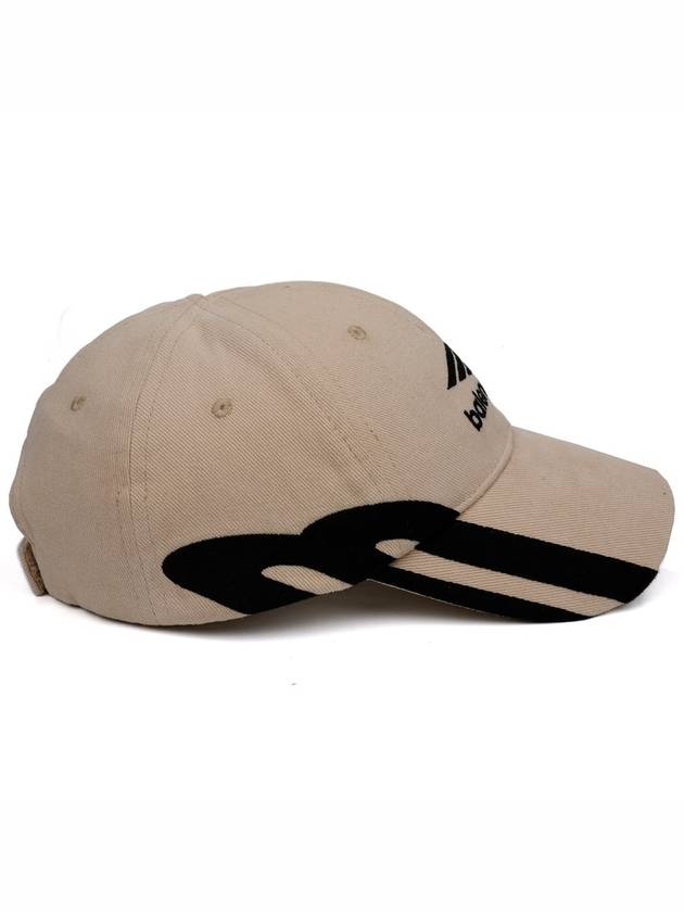 Luxury Balenciaga Trending 2026 3B Sports Icon Ball Cap Light Beige