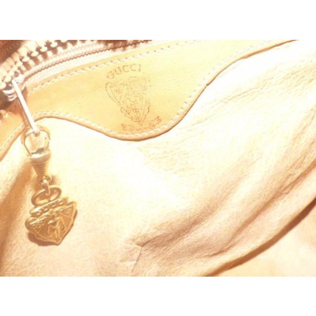 Gucci Leather Canvas Shoulder Bag