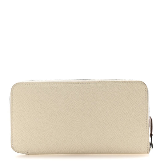 Hermes Epsom Silk'In Wallet Craie